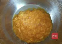 Illustration of how to make mango yogurt mousse 10