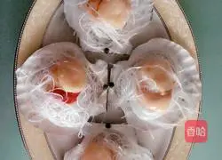 Illustration of how to make steamed scallops with vermicelli and garlic paste 5