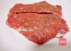 Black Pepper Veal Steak (Homestyle Version) Recipe Illustration 2