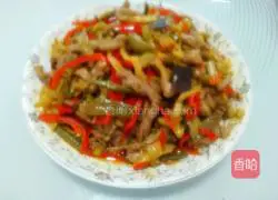 Illustration of how to make assorted kimchi and shredded pork 6