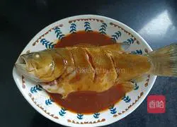 Illustration of how to make sweet and sour seabass 11