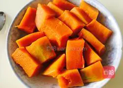 Pumpkin glutinous rice balls recipe 1