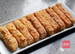 Illustration of how to make crispy fried fresh milk 6