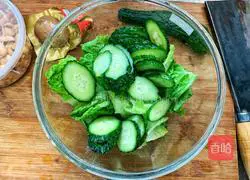 Cheese Salad Bento Recipe Illustration 3