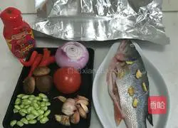 Illustration of grilled seabass 2