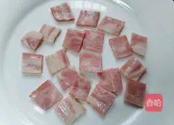 Illustration of how to make bacon spaghetti 2