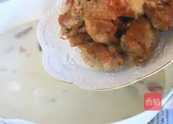 Illustration of how to make cream stew 16