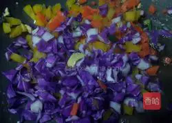 Seafood Illustration of how to make fried rice 9