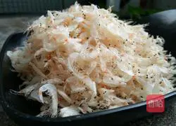 Illustration of how to make fried shrimp skin with green onions 1