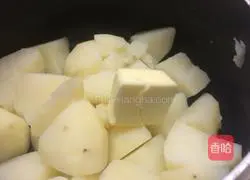 Milk-flavored mashed potatoes recipe 3