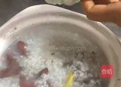 Cantonese style - pork red lettuce porridge recipe 5