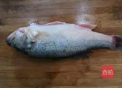 Illustration of how to make steamed seabass 1
