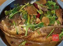 Illustration of stewed fat-headed fish 6