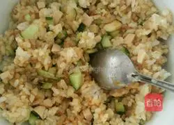 Illustration of making mashed potato bibimbap 5