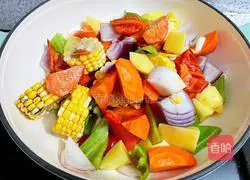 Illustration of three-juice stew pot 9