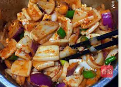 Illustration of grilled squid (tinfoil version) 3