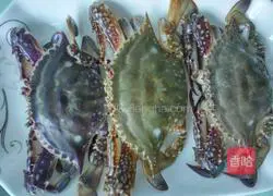Illustration of how to make steamed swimming crabs 3