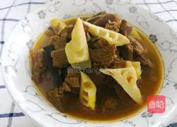 Casserole with Spring Bamboo Shoots and Beef Stew Illustration 17