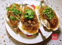 Illustration of how to make steamed oysters with garlic vermicelli 12