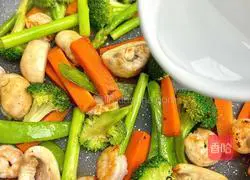 Illustration of braised vegetables 4