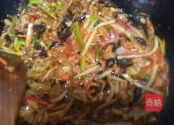 Illustration of how to make fish-flavored shredded pork rice bowl 13