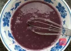 Illustration of how to make 8-inch blueberry mousse (square) 4