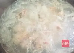 Illustration of how to make fried rice cake with spareribs 5