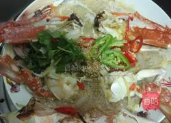 Illustration of how to make steamed blue crab vermicelli with garlic and sesame seeds 4
