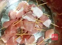 (Afternoon tea) Illustration of how to make fragrant toothpick meat 4
