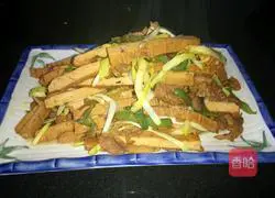 Illustration of how to make homemade dried tofu 8