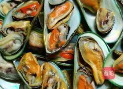 Illustration of stir-fried mussels 3