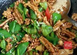 Green pepper squid recipe 12