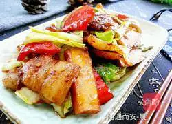 Illustration of how to make twice-cooked pork with cabbage 14