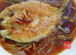 Illustration of how to cook yellow croaker in pot 12