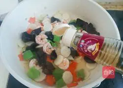 Yam Illustration of how to make fried shrimps 11