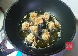 Mashed potatoes Illustration of how to make shrimp balls 17