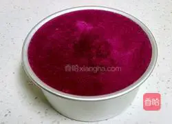 Illustration of how to make 6-inch dragon fruit mousse cake 8