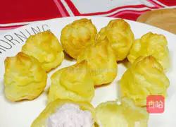 Super simple and zero-failure recipe for strawberry cream puffs 8