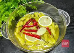 Illustration of how to make pickled pepper and chicken feet 6