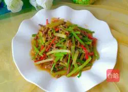 celery Illustration of how to make stir-fried beef 8