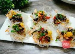 Illustration of how to make vermicelli scallops 12