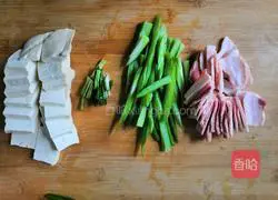 Illustration of how to make fried meat with tofu 2