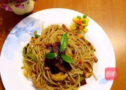 Black Pepper Chicken Breast Pasta Recipe Illustration 7