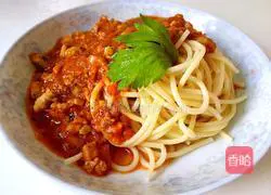 Illustration of how to make spaghetti with meat sauce (original) 11