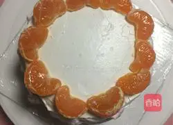 Illustration of how to make fruit cream cake 13