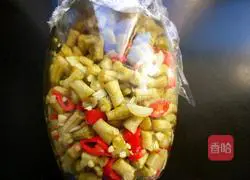 Illustration of homemade sour beans 10