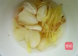 Illustration of how to make cured meat casserole rice 1