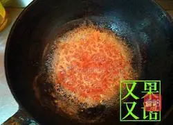 Illustration of making homemade ketchup for French fries 4