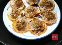 Illustration of how to make garlic scallop vermicelli 7