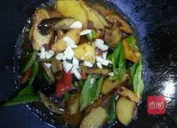 Illustration of how to make three fresh vegetables with less oil 16